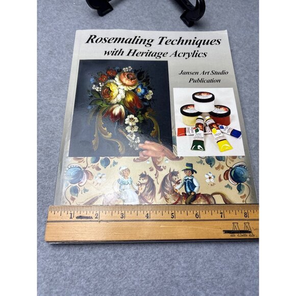 Rosemaling Techniques Heritage Acrylics Jansen Art Studio Book - Picture 13 of 16